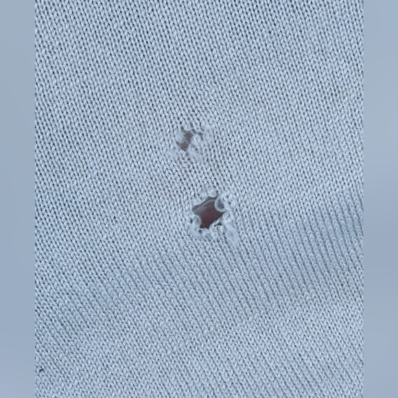 Lululemon Tied To You Misty Pink Sweater Size 10 Needs Hole Repaired - Picture 11 of 12